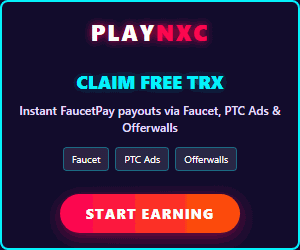 PlayNXC — Earn free TRX